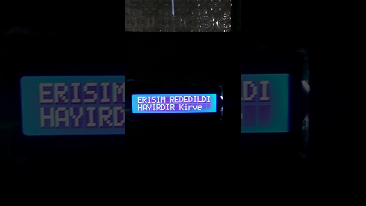 arduino rfid kapı kilidi lcdli