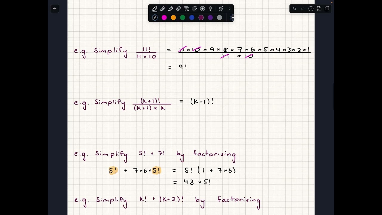 Factorial Notation