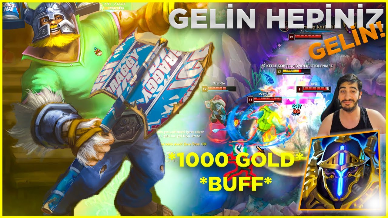 HARBİDEN DURDURULAMAZ OLAN CHAR OLAF'LA 1v9!  | Olaf vs. Aatrox