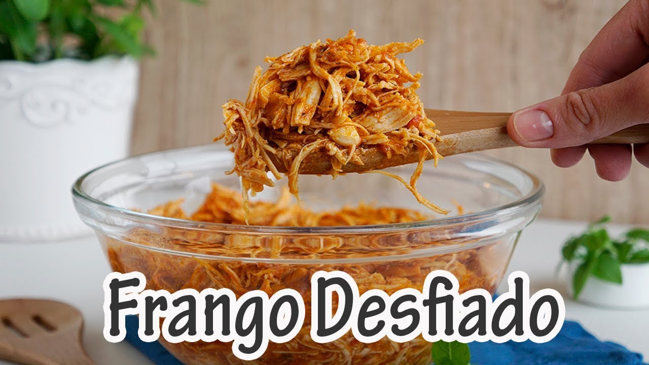 FRANGO DESFIADO (e temperado) na Panela de Press&atilde;o I Receitas e Temperos