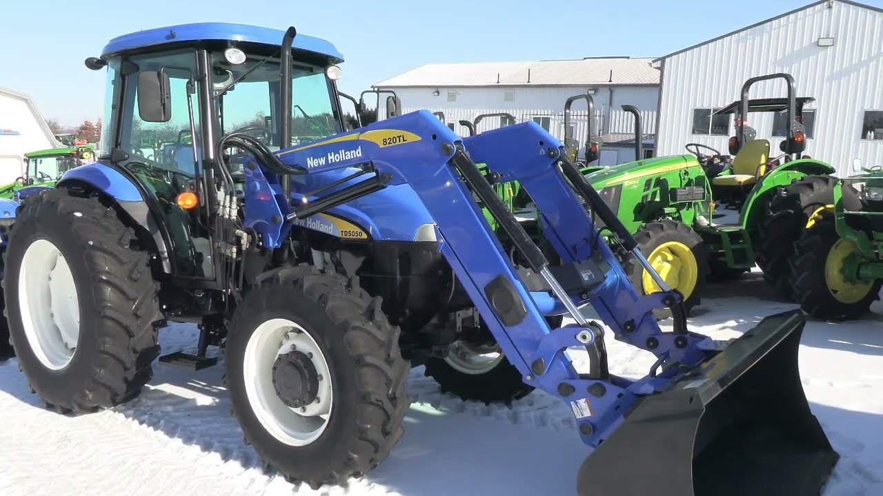 2010 New Holland TD5050 Cab Tractor w/ Loader! For Sale by Mast Tractor Sales