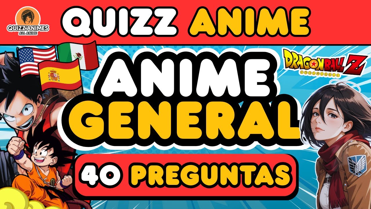 &iquest;CUANTO SABES DE ANIME? 🤔 |  😱 Reto de Quizz Animes 2025 | | Solo 1% de Otakus Puede Responder Todo