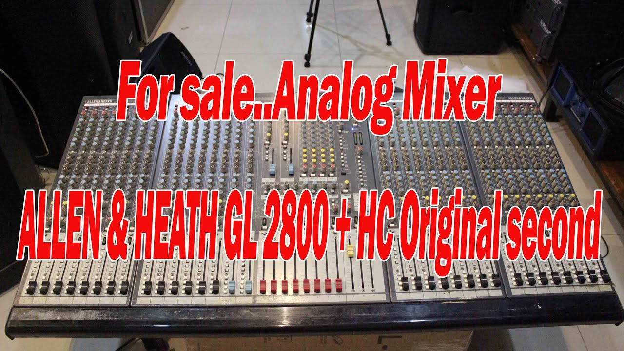 Cek ALLEN & HEATH GL2800 second | Angkasa Pro Sound System | Jual Beli Alat Sound System Bekas |