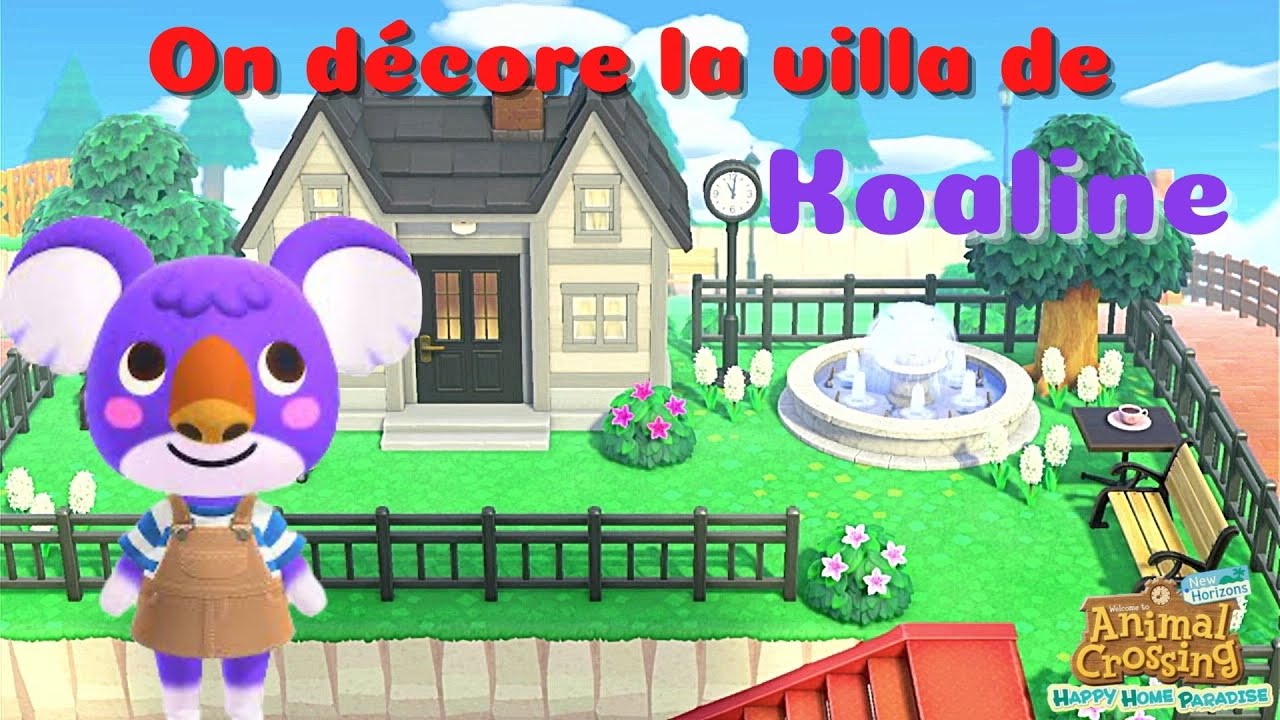 Décoration thème télétravail🌸 Animal crossing happy home paradise