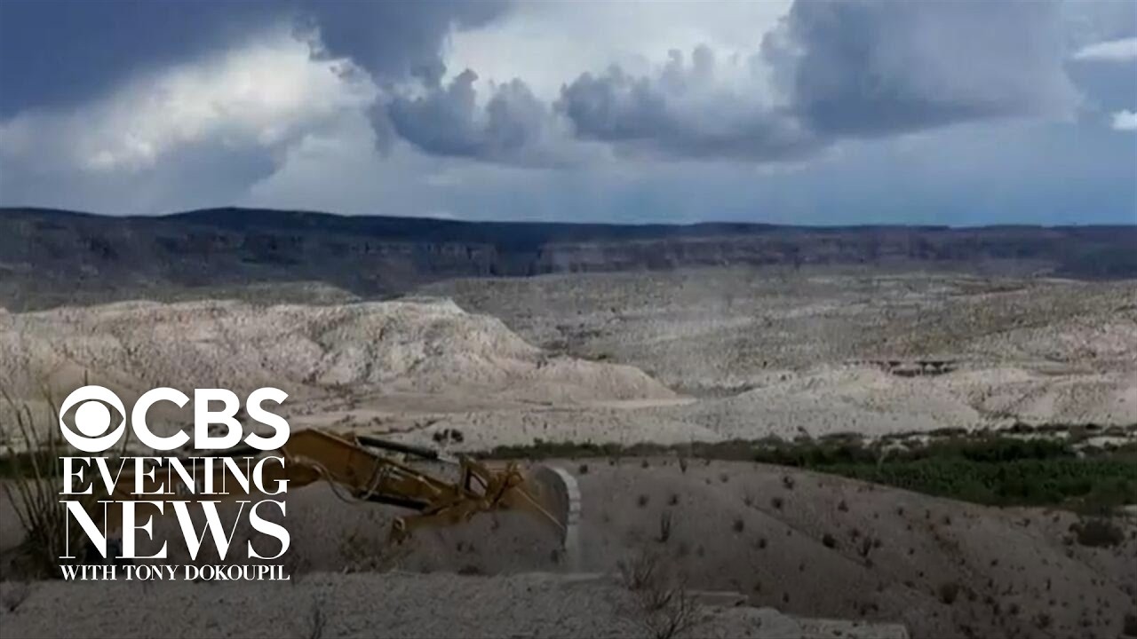 $7.5 billion border wall in Texas sparks controversy over destruction of landscape