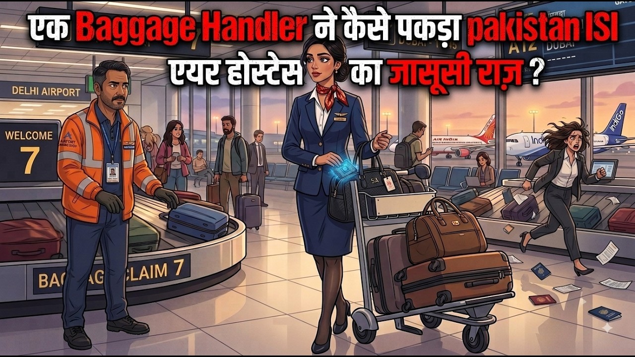 How a Baggage Handler Caught an Air Hostess's Spy Secret | RAW VS ISI | 2D ANIMATION