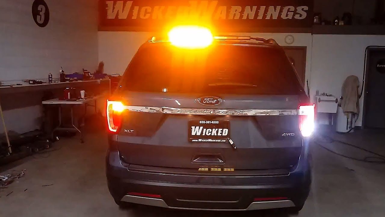 2019 Ford Explorer Emergency Vehicle Warning Lights Install