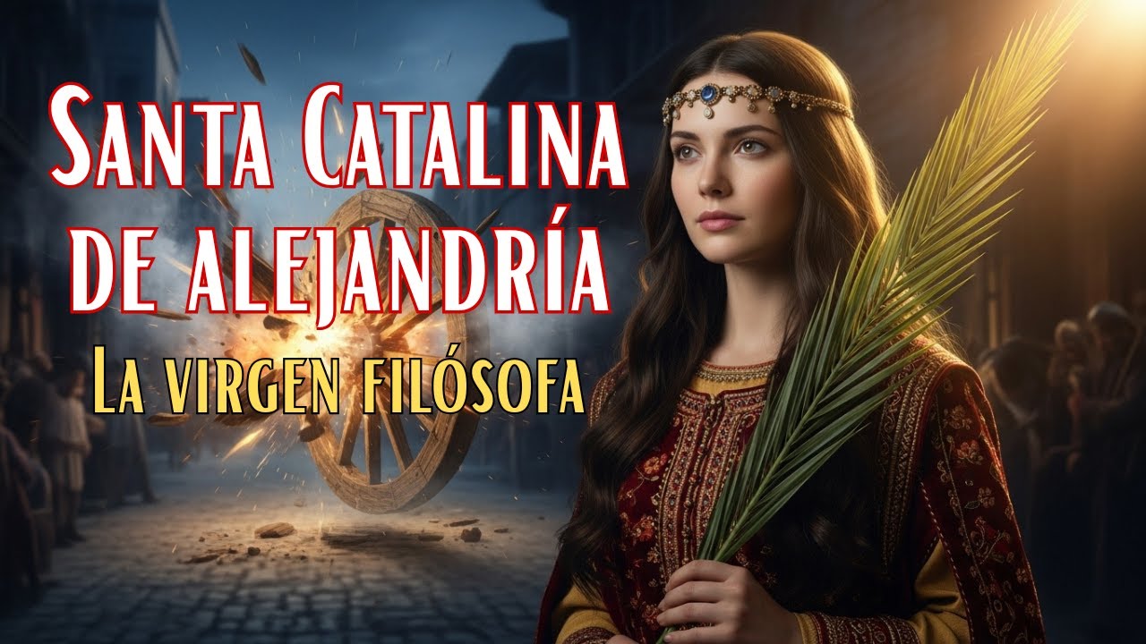 SANTA CATALINA de ALEJANDRÍA: La VIRGE FILÓSOFA que DESAFIÓ a un IMPERIO (Historia Completa)