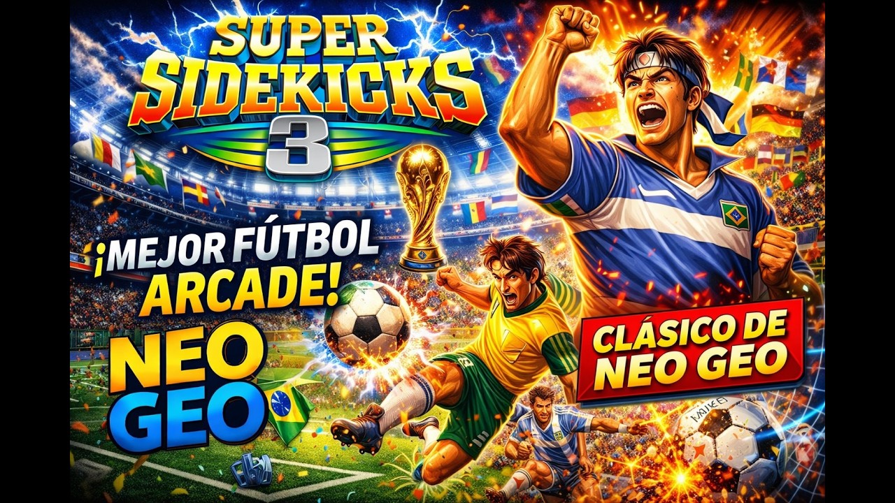 ⚽ Super Sidekicks 3 🏆 El Mejor Fútbol Arcade de Neo Geo