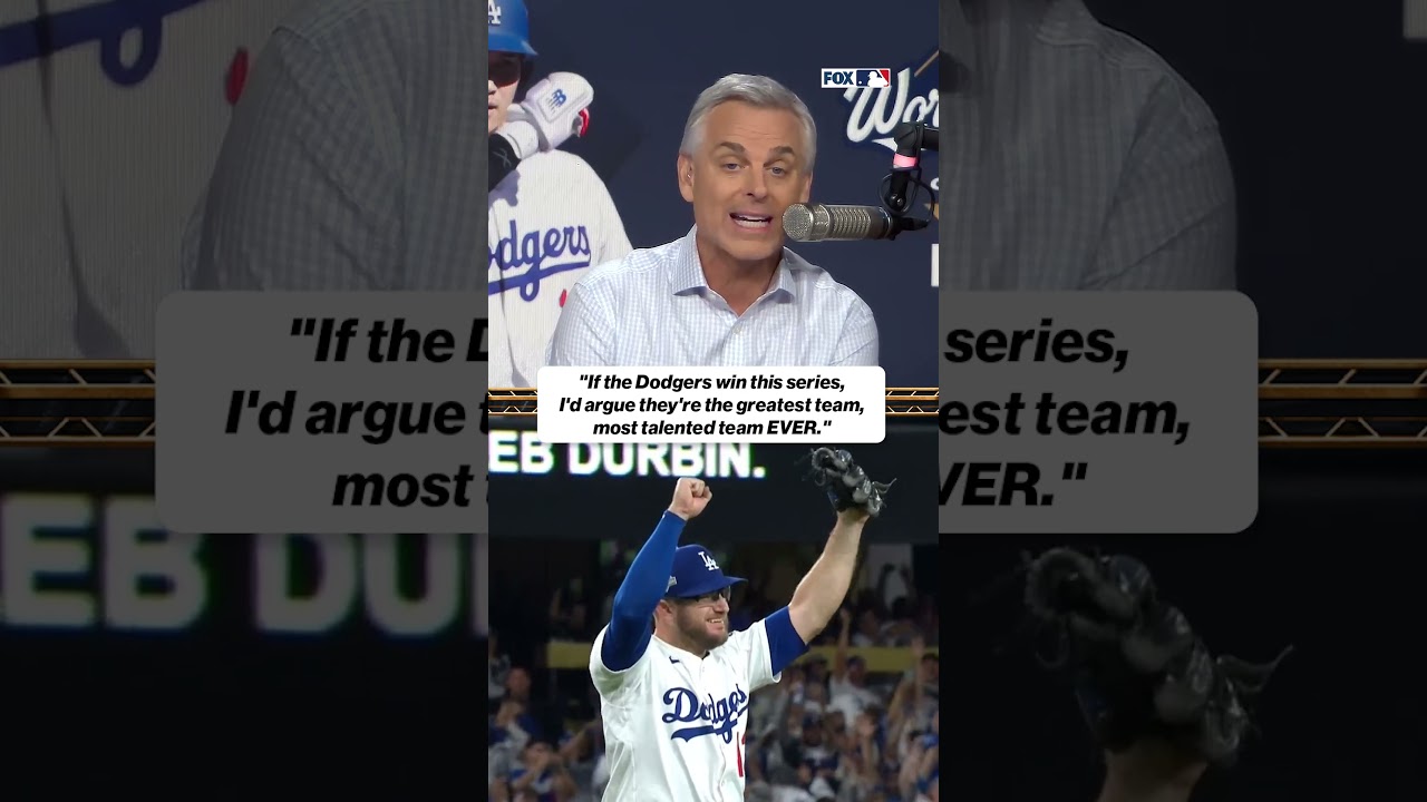 'If the Dodgers win this series, I'd argue they're the greatest team ever' 👀 #Dodgers #worldseries