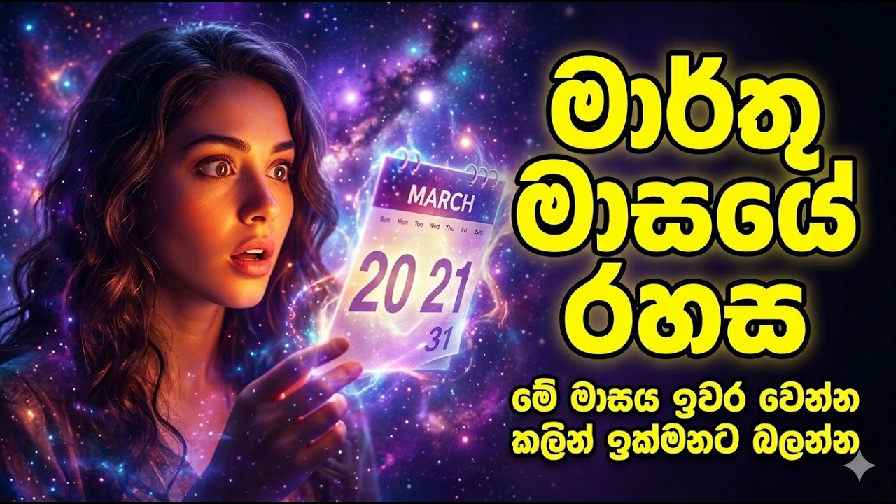 විශ්වයේ දොරටු විවෘත වන මාර්තු මාසය: ඔබ නොදන්නා රහස මෙන්න.|Law of Attraction
