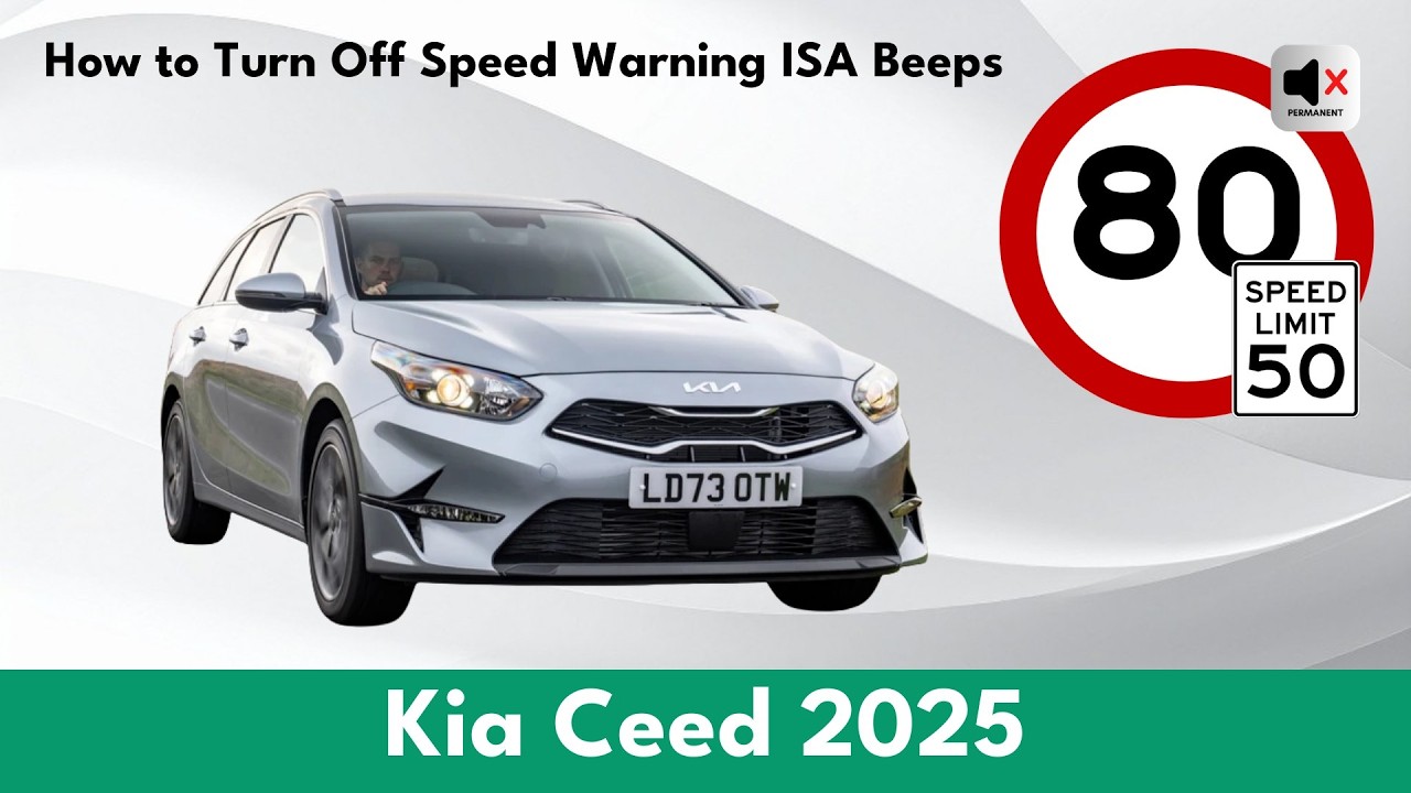How to Turn Off Kia Ceed Speed Warning ISA Beeps