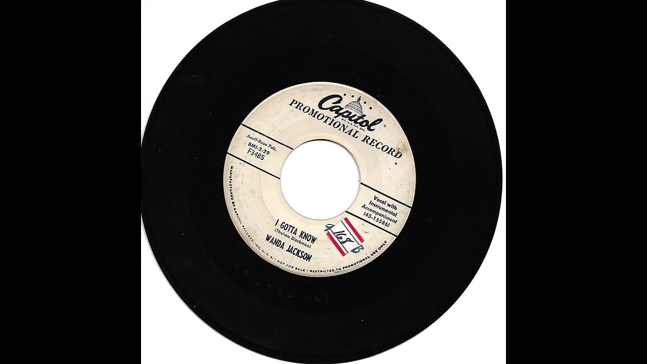 Wanda JACKSON - I gotta know - 1956 - Rockabilly