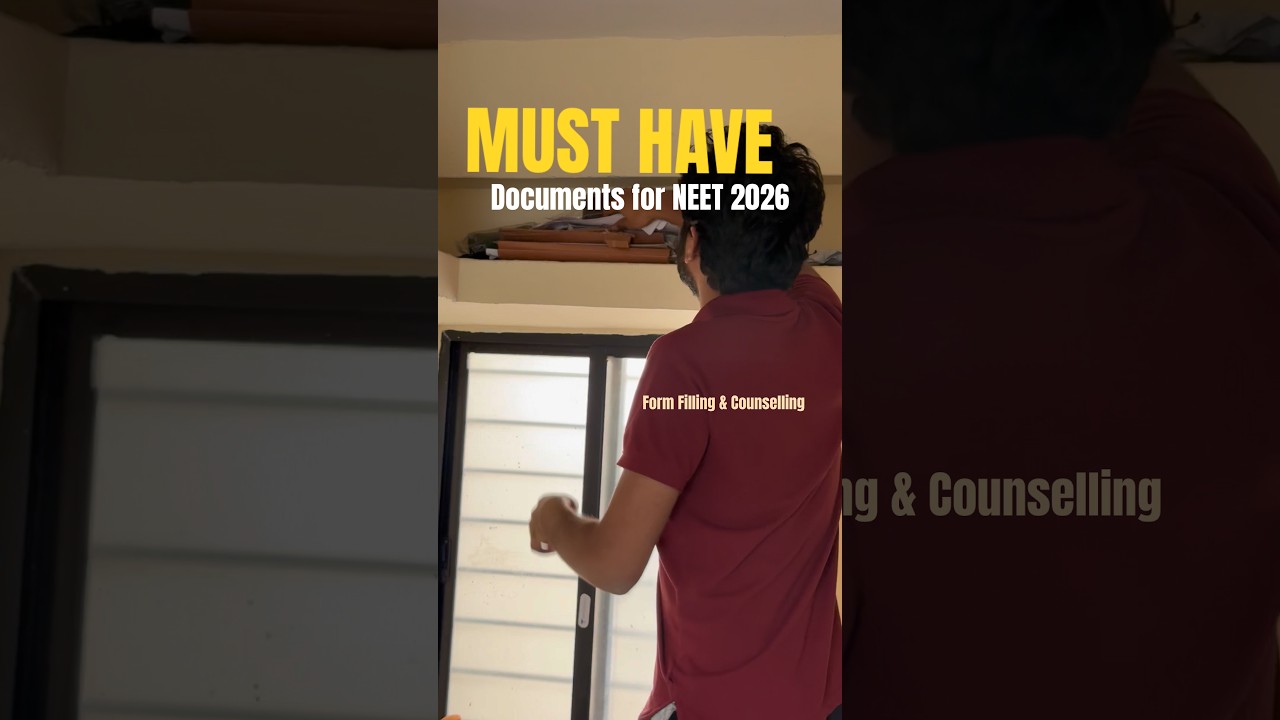 Documents Required for NEET 2026 ✅| Registration & Counselling #neet2026