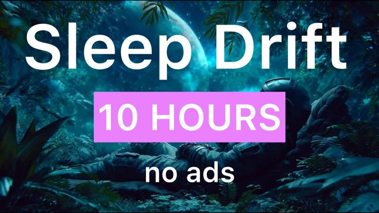 Deep Sleep Music 🌙 Fall Asleep Fast Under the Night Sky | 10 Hours