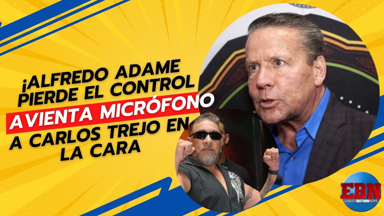 💥 ¡Alfredo Adame pierde el control, le AVIENTA un micrófono a Carlos Trejo en la cara! 🚨
