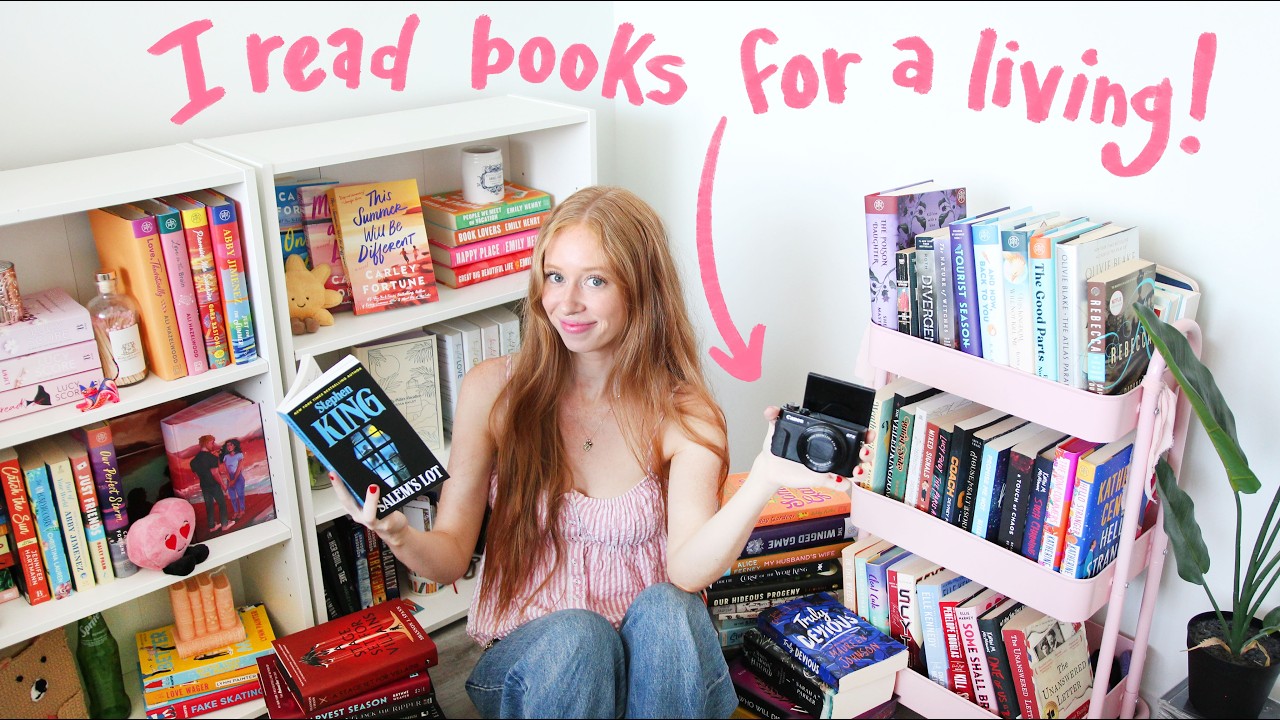 I'm a full-time BookTuber... here is every. single. hour. of my workday!