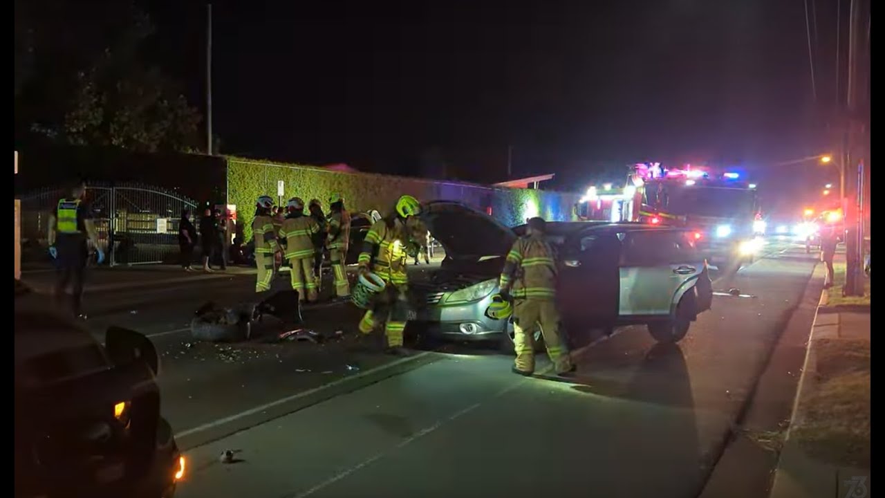 Two Car Collision in Shepparton - Emergency Response