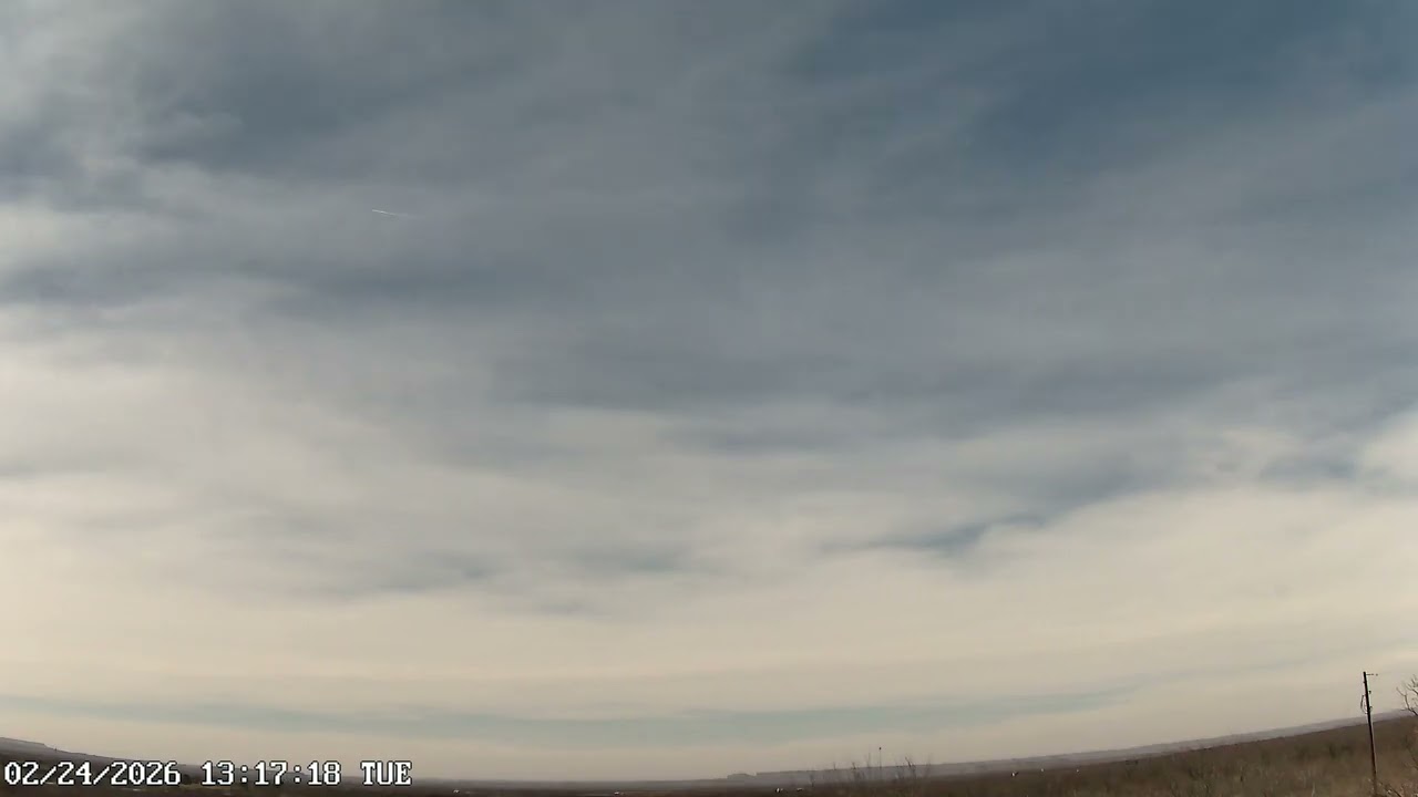 02/24/26 Time Lapse - Lake Alan Henry Weather - Texas