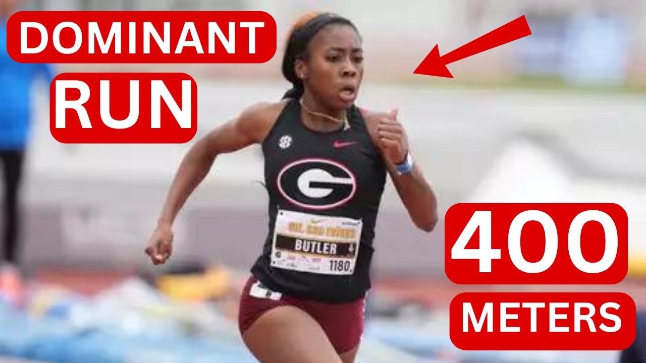 Aaliyah Butler Takes DOMINANT Win In 400 Meter Dash || 2024 Holloway Pro Classic