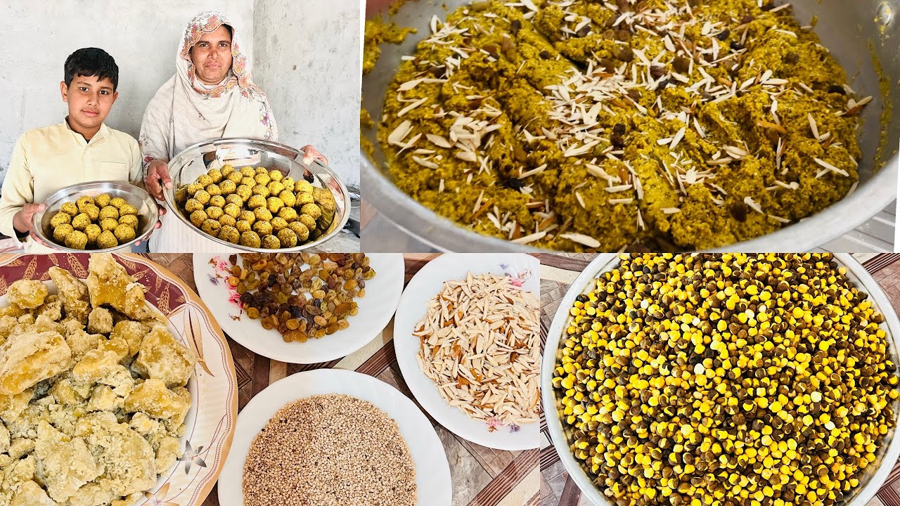 Winter special panjiri/chanay gur and desi ghee🤪🤪