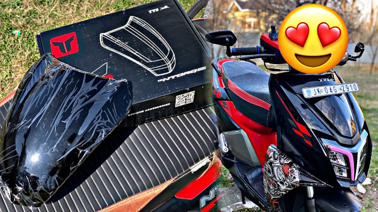 Unboxing All New Tvs Ntorq Long Visor + Installing Must Watch