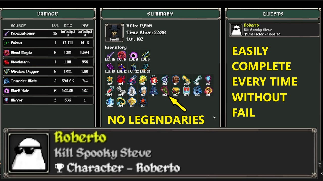 How to Defeat Spooky Steve and Unlock Roberto with NO LEGENDARIES! | Megabonk Guide