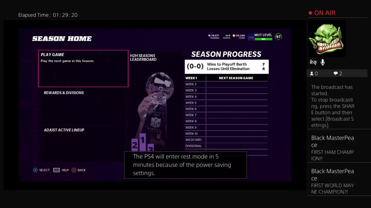 MUT 22 Legend League 97 OVR