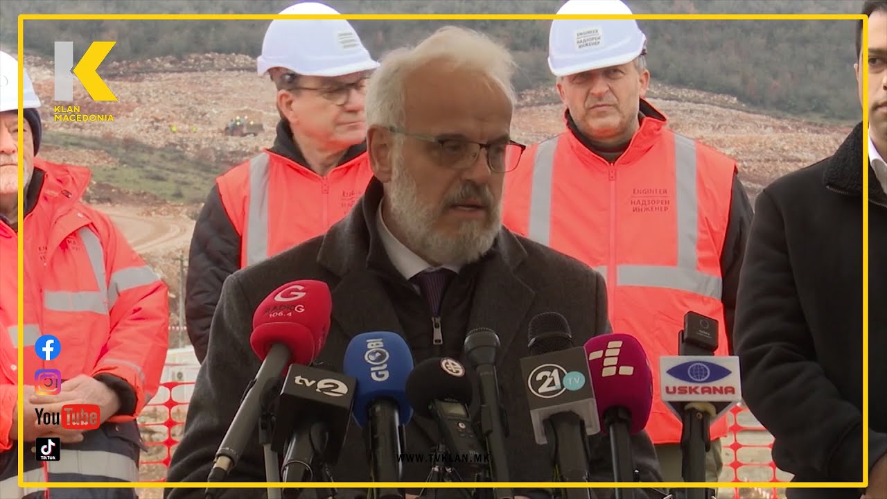Korridori 8 - Xhaferi: Pres që autostrada Gostivar – Kërçovë të përfundojë më 2027 | Klan Macedonia