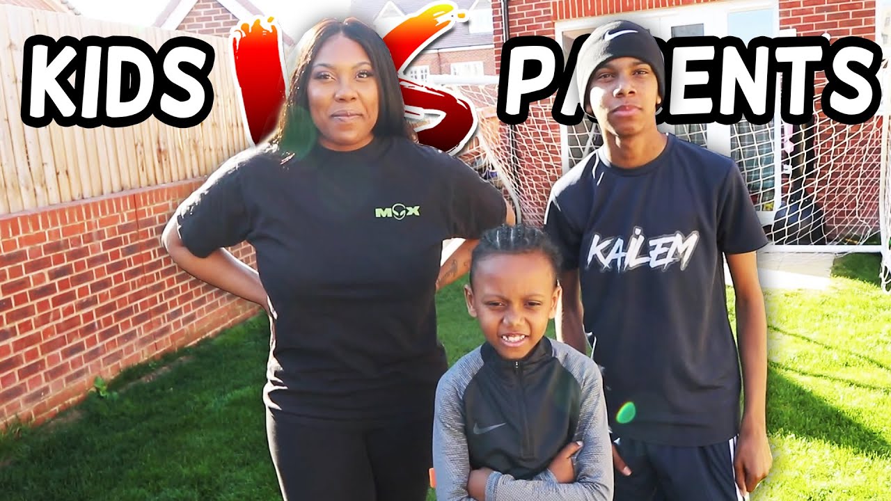 KIDS VS PARENTS! ULTIMATE FOOTBALL CHALLENGE