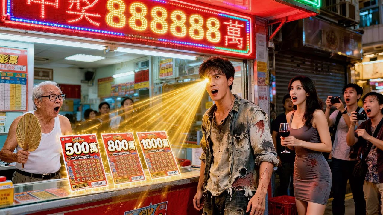 窮男人用僅剩的十元錢買彩票，沒想到竟中獎800萬！去古董拍賣會，拍下沒人要的破爐鼎，狂賺百億，走上人生巔峰！#短劇 #暴富 #搞笑 #彩票 #古董 #反转 #打脸 #逆袭 