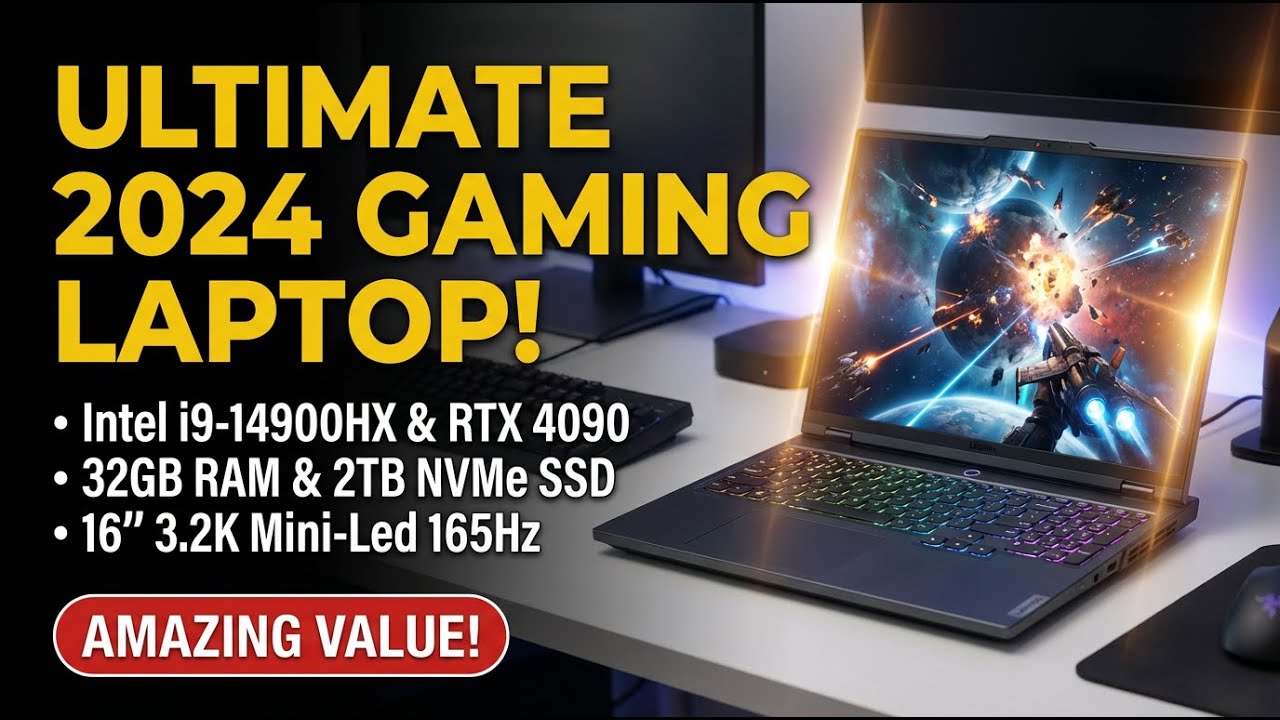 Lenovo Легион Про 9i 2024 г. | Мини-светодиод 3,2K RTX 4090 Производительность
