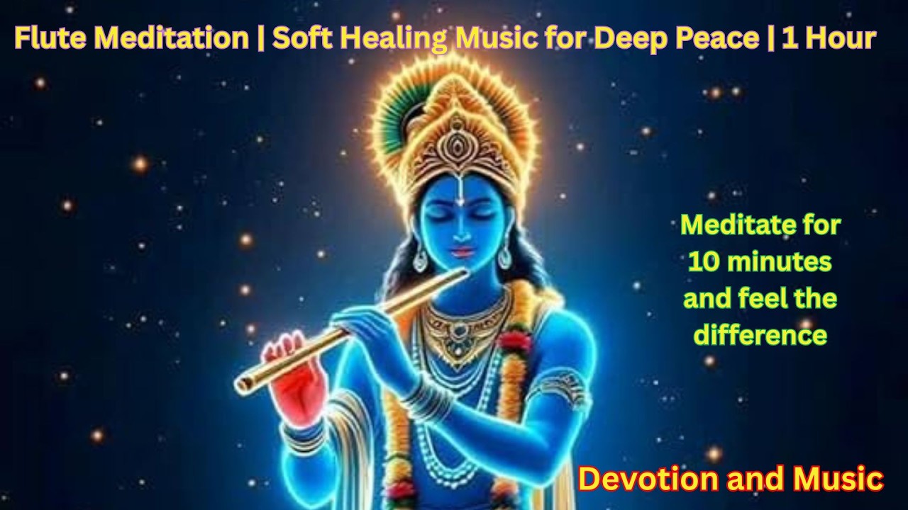Flute Meditation: Soft Healing Music for Deep Peace (1 Hour)
