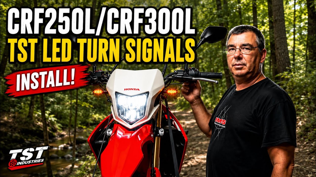 Honda CRF250L TST LED Turn Signals & Flasher Relay Install CRF250L