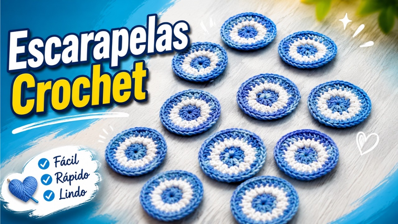 Como hacer ESCARAPELA argentina redonda en tejido #crochet tutorial paso a paso. Moda a Crochet