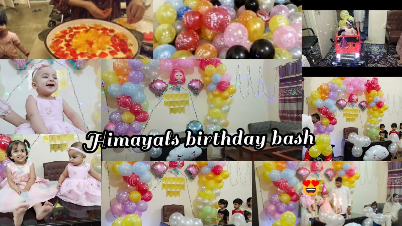 Birthday bash|| Himayal's 2nd birthday| Birthday party || Birthday decor|| Surprise for himayal ❤️❤️