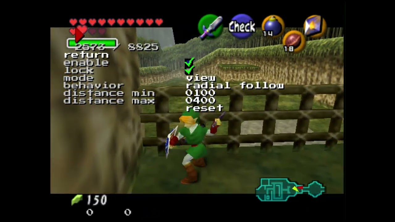 Unload Shadow Temple Door with Spin Attacks