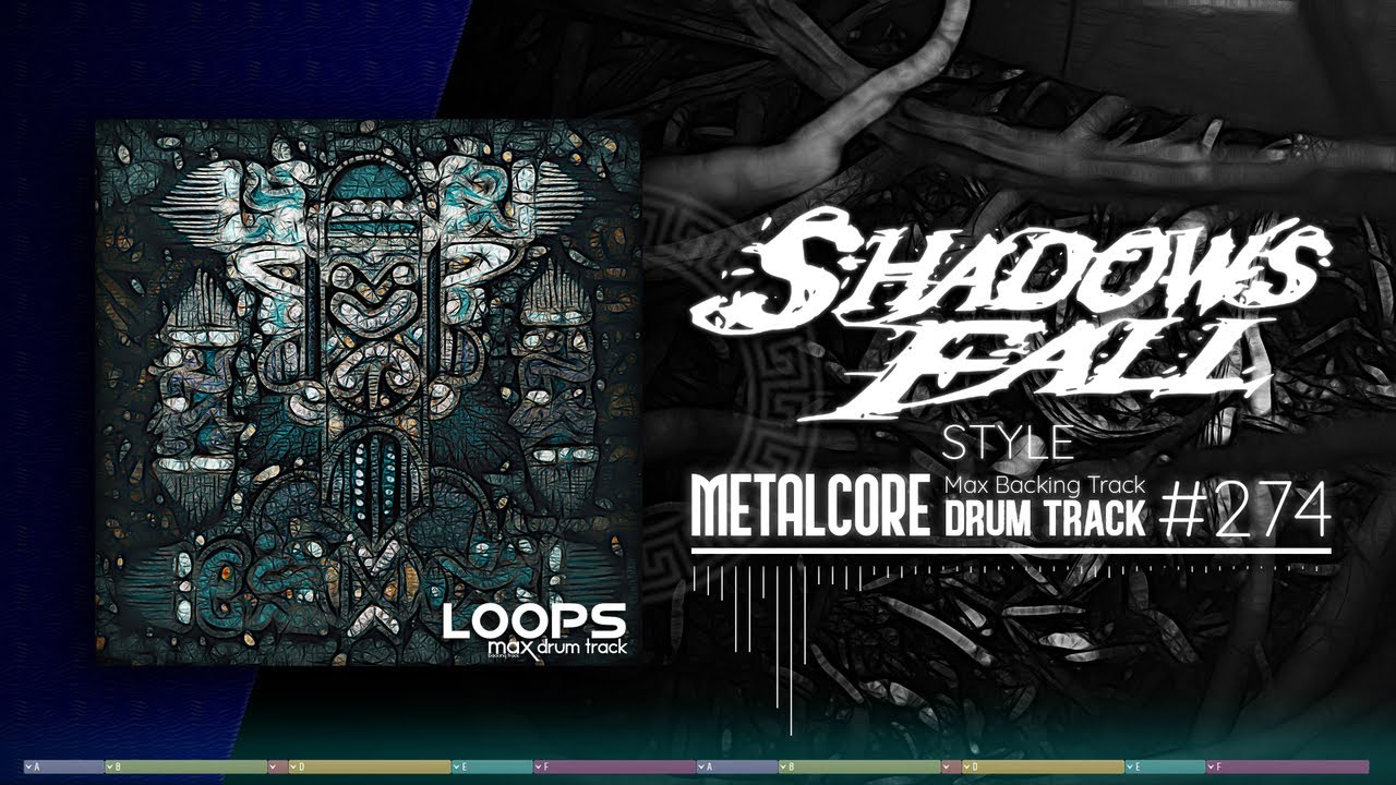 Metalcore Drum Track / Shadows Fall Style / 165 bpm