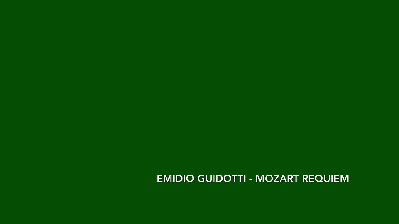 Mozart Requiem Emidio Guidotti