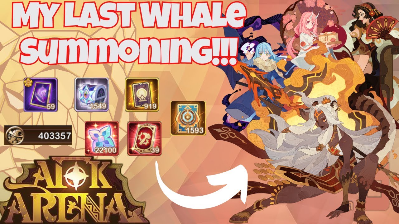 AFK Arena !! My LAST Whale Session - MEGA SUMMONING