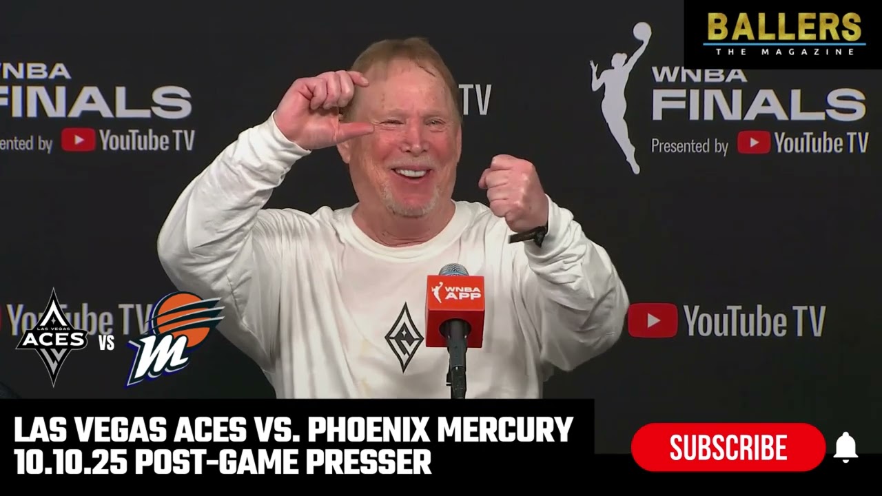 Владелец Aces Марк Дэвис: пресс-конференция Las Vegas Aces после игры | против Mercury | Финал WN...