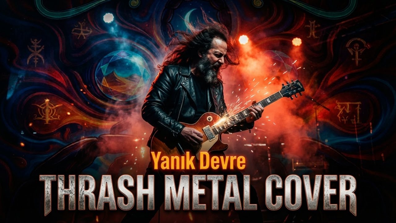 Erkin Koray - Akrebin G&ouml;zleri (Thrash Metal Cover) 🦂🔥 | Yanık Devre
