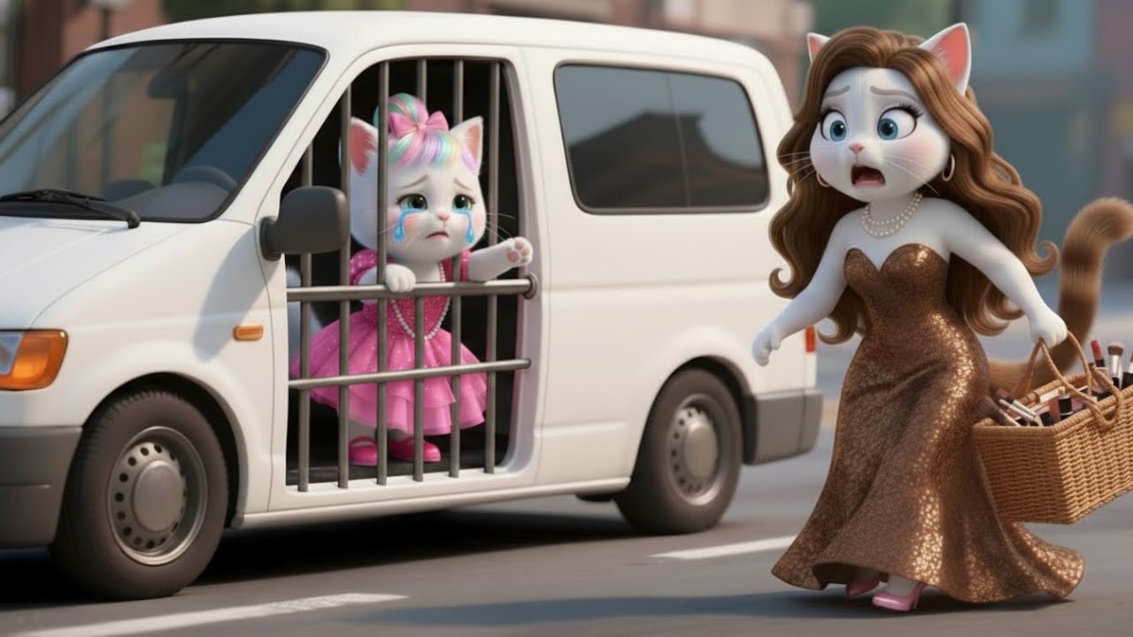Mama Cat Saves Kitten from Car Animal Catcher 🚗😿🐾 | AI Cat Story