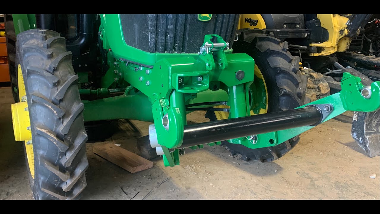 Передняя часть Zuidberg 3 Point на Deere 5075E, часть 1 (подготовка)