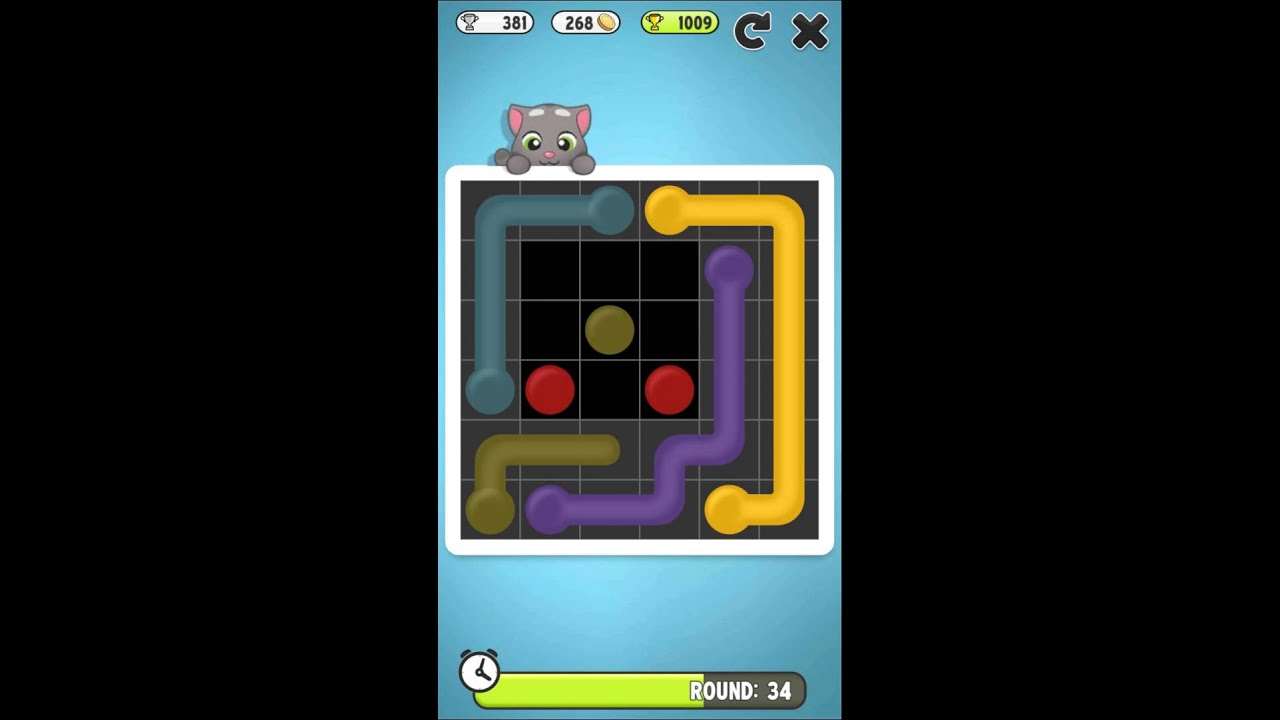 My talking  tom lvl  79 playing  connect  game