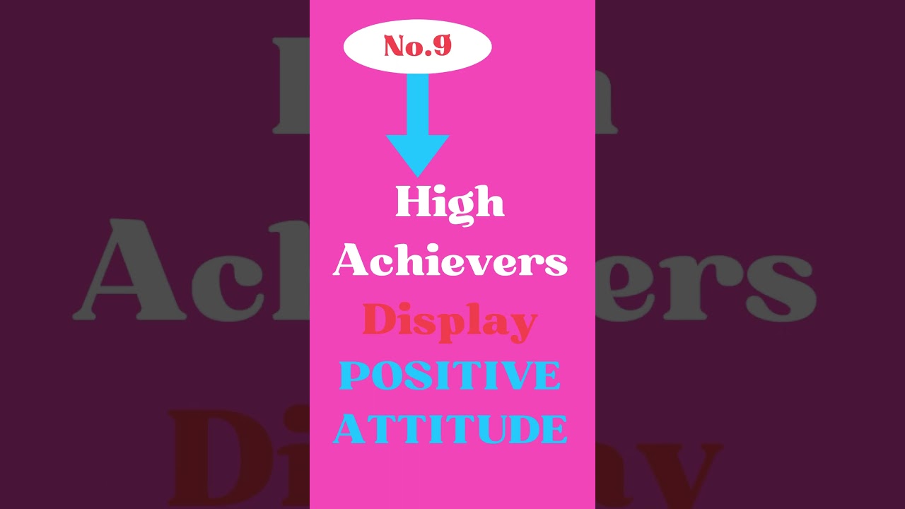 SUCCESS Tips: The MINDSET of HIGH ACHIEVERS----(#9). #inspiresuccess #networkmarketing  #shortsvideo