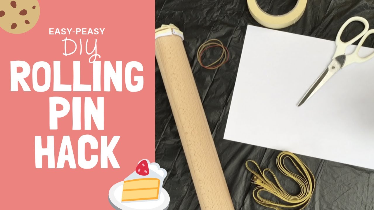 Easy Peasy DIY Rolling Pin Guide Hack