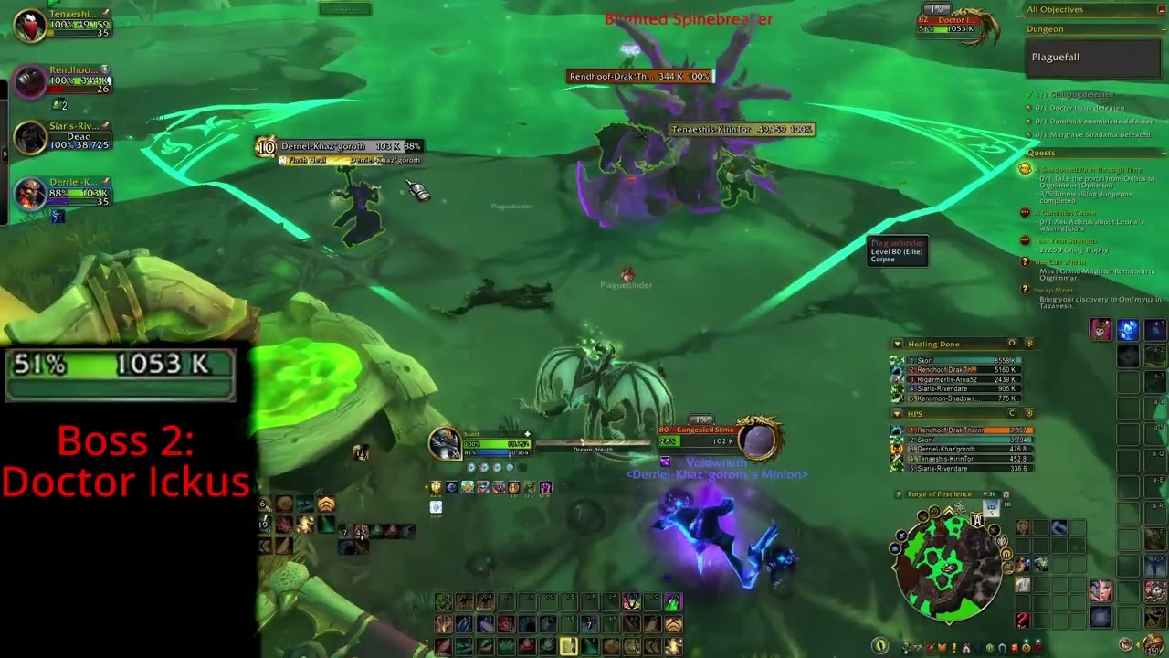 Timewalking - Shadowlands - Plaguefall (Again) - Skorf