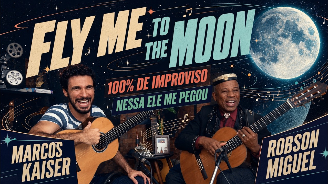 FLY ME TO THE MOON | Robson Miguel me pegou nessa! - JAZZ no Violão