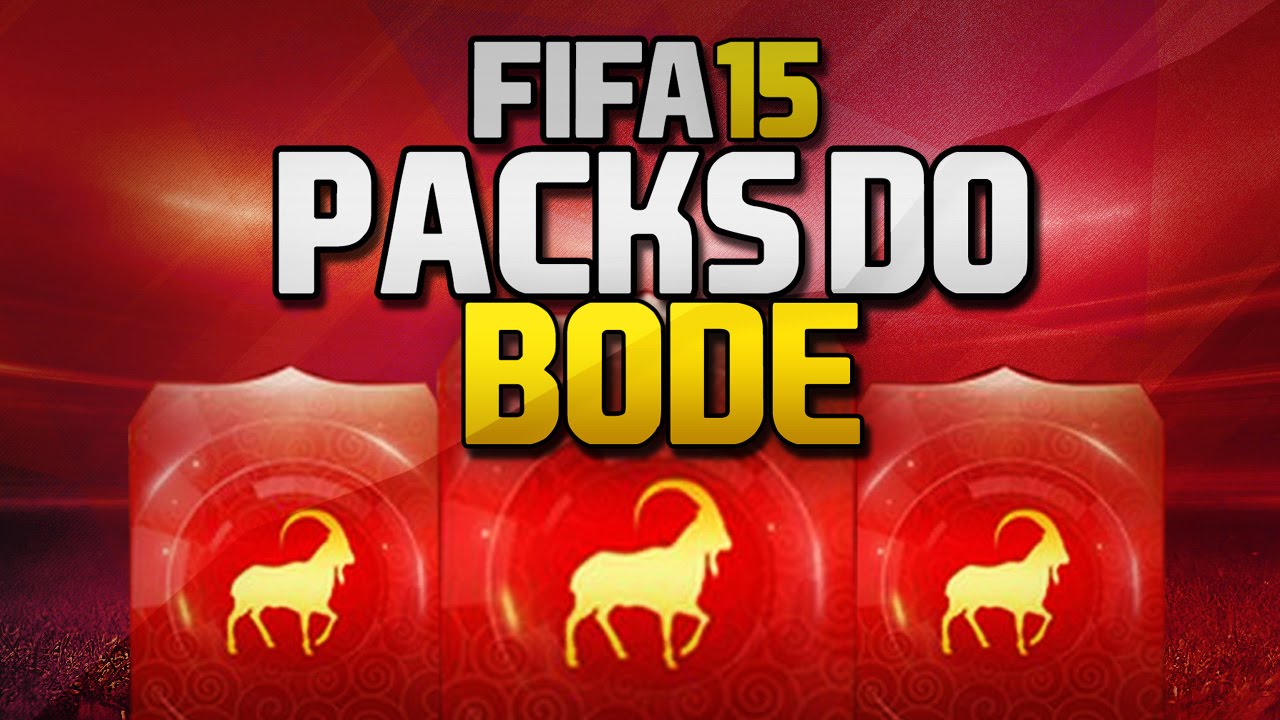 FIFA 15 - OS PACKS DO BODE